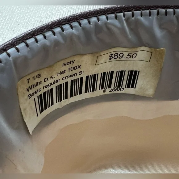 Sombrero White Diamonds 100X Estilo Sinaloa San Judas 7 1/8 - Western Cowboy Hat